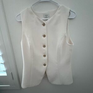 Classic Aritzia Button Up Vest Top